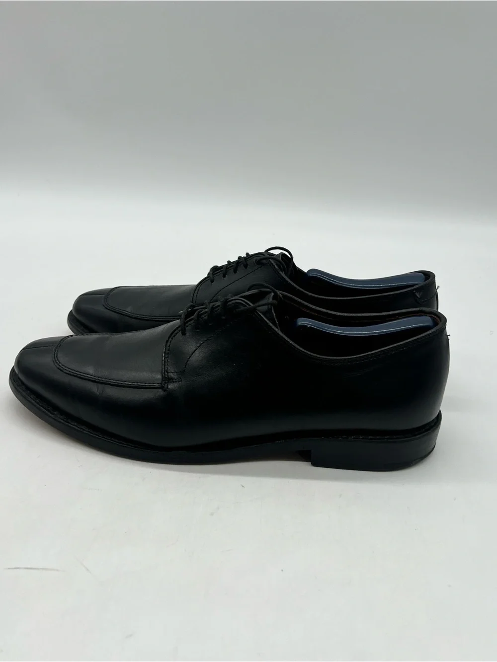 Allen Edmonds Delray Men’s 9D Black Leather Moc Split Toe Oxford Dress Shoes